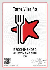 Certificado de restaurante recomendado por Restaurant Guru